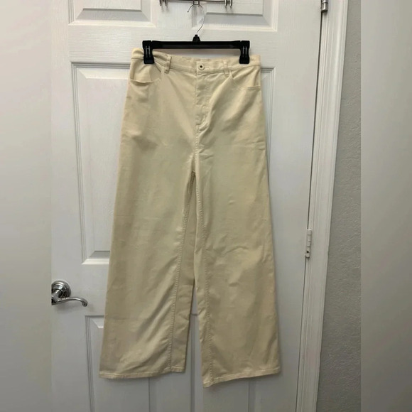 ! LAPOINTE Twill Wide-leg Ankle Jeans s 8 - Picture 3 of 7